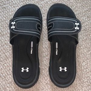 Black Under Armour Slides